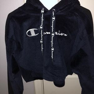 Champion cropped hoodie